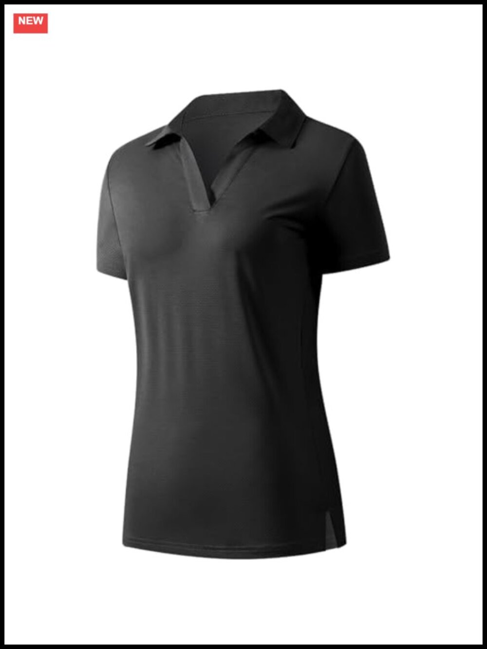 Women's Polo Shirt Quick Dry UPF 50+ Sun Protection Golf Top V Neck